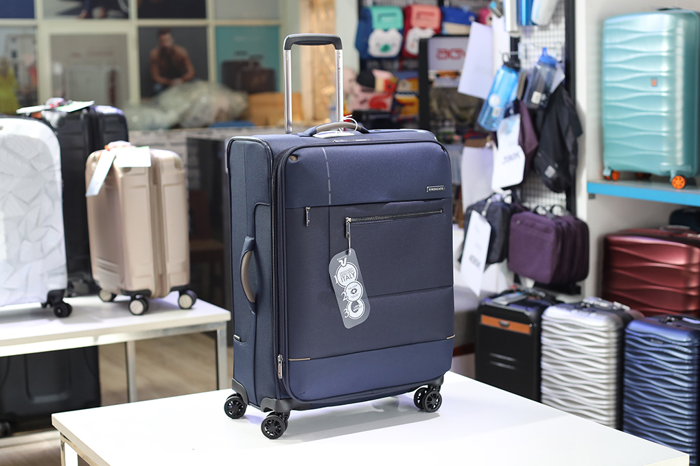 Vali Roncato Sidetrack size M (24 inch) - Blu Notte hình thực tế 1