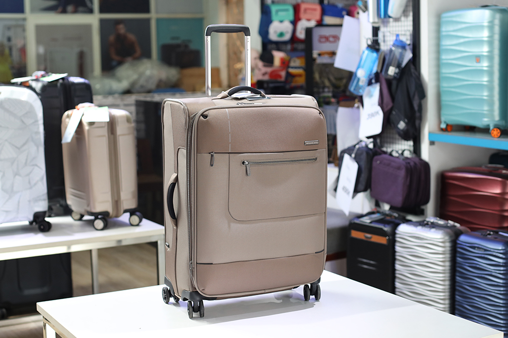 Vali Roncato Sidetrack size M (24 inch) - Ecru hình thực tế 1