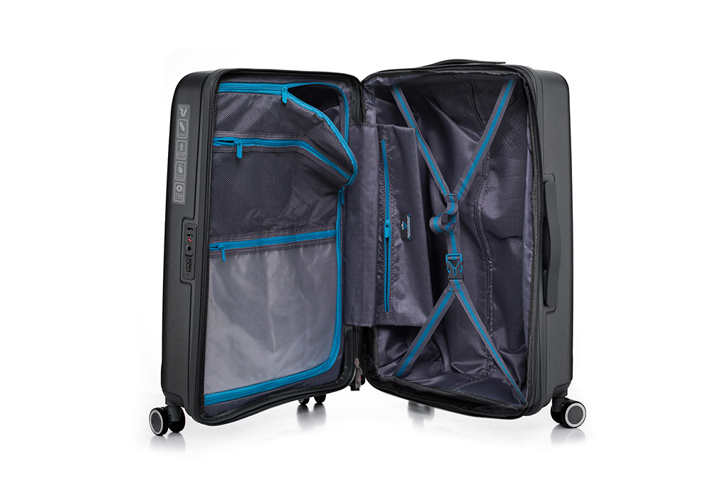 Vali Roncato Exp. Antares Size M (24 inch) - Black hình sản phẩm 5