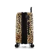 Vali Heys Leopard Fashion Spinner Size M (26 inch) - Brown hình sản phẩm 6
