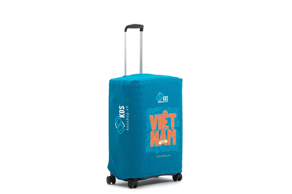Túi Trùm Vali Việt Nam - Size L - Màu xanh hình sản phẩm 1
