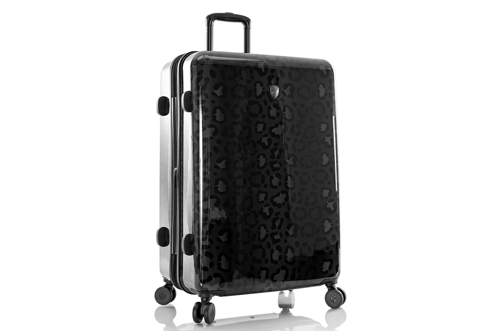 Vali Heys Leopard Fashion Spinner Size L (30 inch) - Black hình sản phẩm 2
