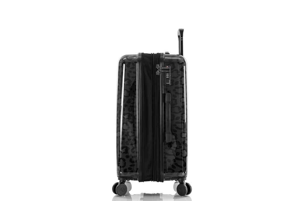 Vali Heys Leopard Fashion Spinner Size M (26 inch) - Black hình sản phẩm 5