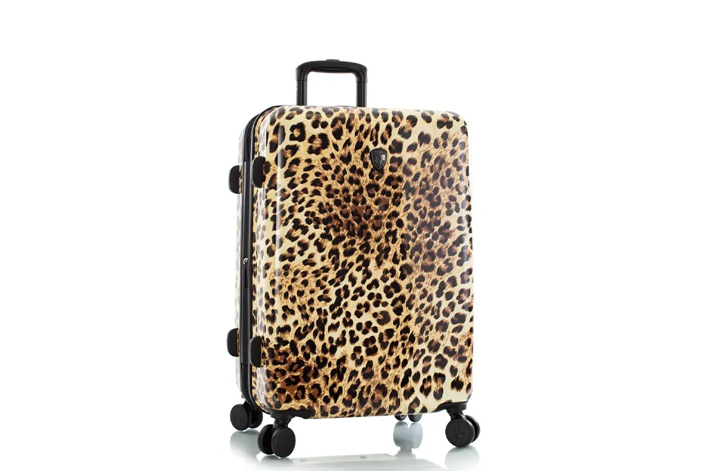 Vali Heys Leopard Fashion Spinner Size M (26 inch) - Brown hình sản phẩm 2