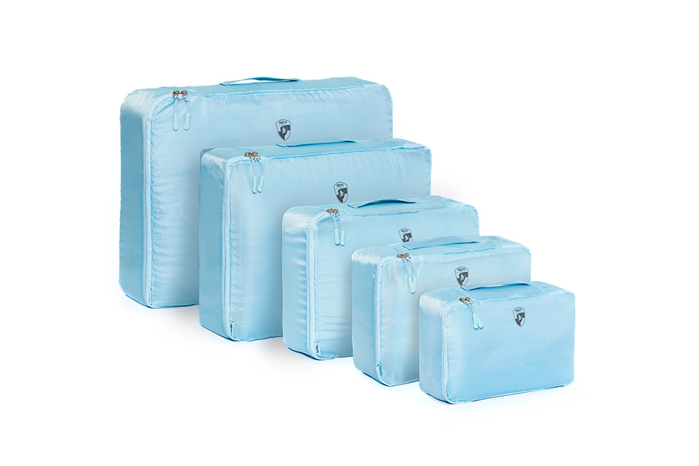 Túi đựng đồ Heys Pastel Packing Cube bộ 5 - Xanh Blue hình sản phẩm 1