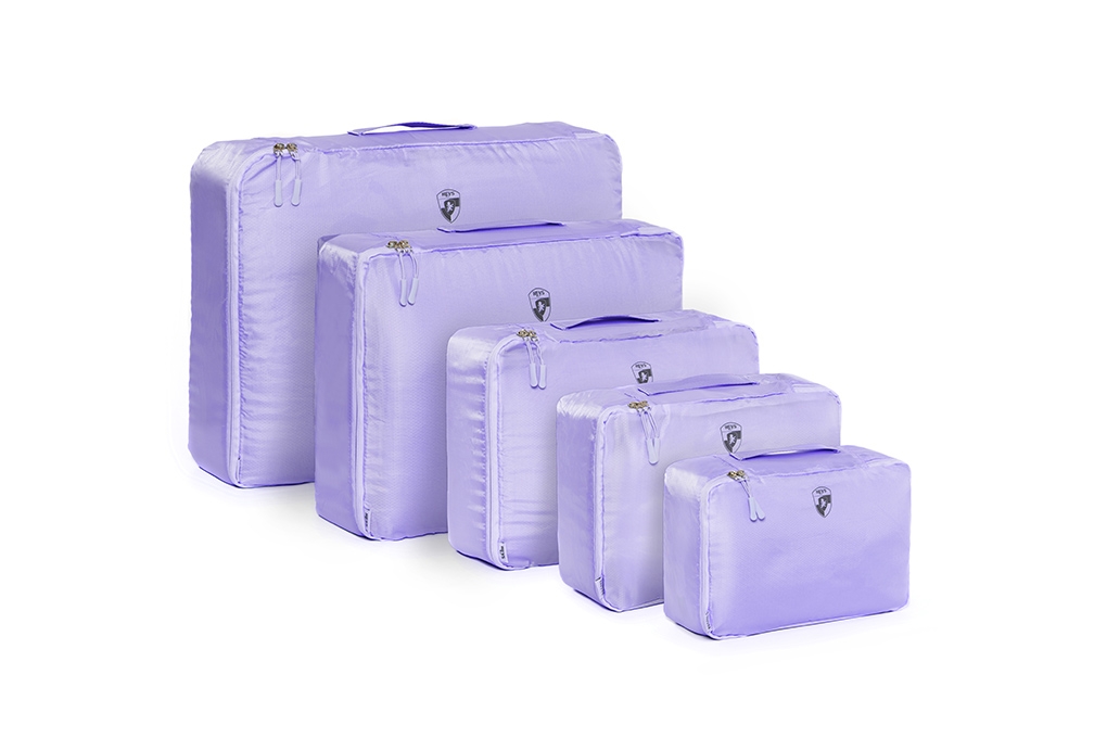 Túi đựng đồ Heys Pastel Packing Cube bộ 5 -Tím Lavender hình sản phẩm 1