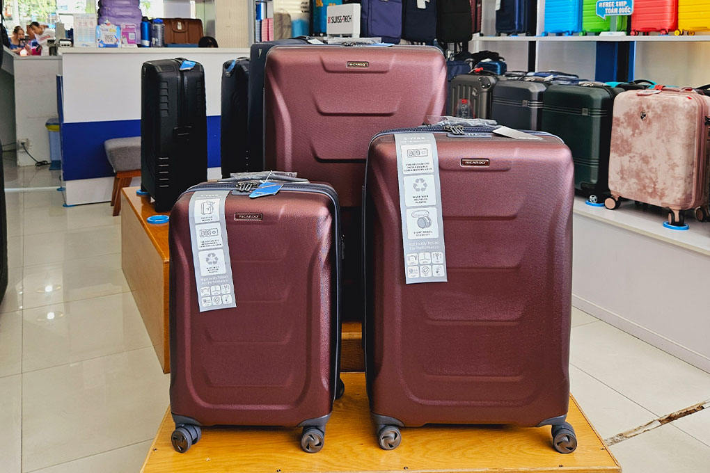 Vali Ricardo Tioga 2.0 Size L (29 inch) - Wine hình thực tế 1