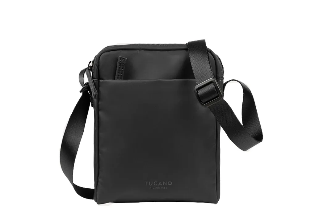 Túi đeo chéo đứng Tucano Spillo - Black hình sản phẩm 1