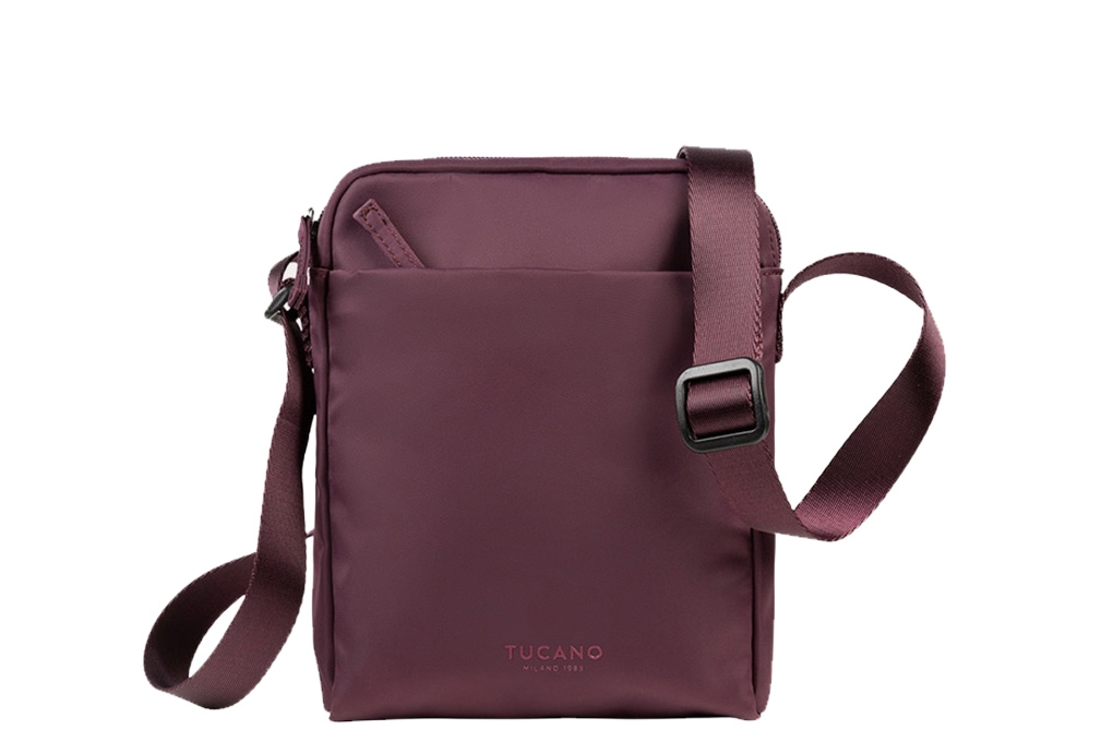 Túi đeo chéo đứng Tucano Spillo - Purple hình sản phẩm 1
