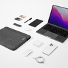 Túi chống sốc Tomtoc Slim laptop sleeve for Macbook Pro M2/M1 14 Inch Gray hình sản phẩm 11