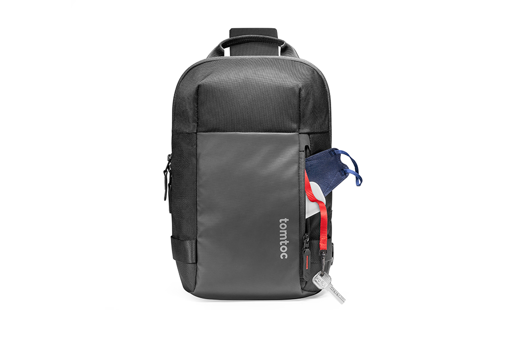 Túi đeo đa năng Tomtoc (USA) Croxbody EDC Sling Bag 11 inch Black hình sản phẩm 2