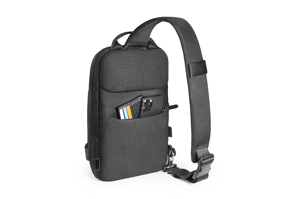 Túi đeo đa năng Tomtoc (USA) Croxbody EDC Sling Bag 11 inch Black hình sản phẩm 10