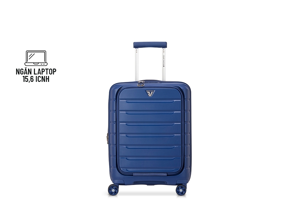 Vali Roncato B-Fly Double Zip Frontable/USB size S (20 inch) - Blu Notte hình sản phẩm 1