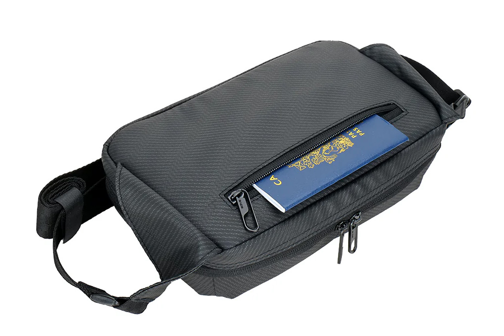 Balo Đeo Chéo AGVA Essential Travel Sling Bag 8 inch - Đen hình sản phẩm 4