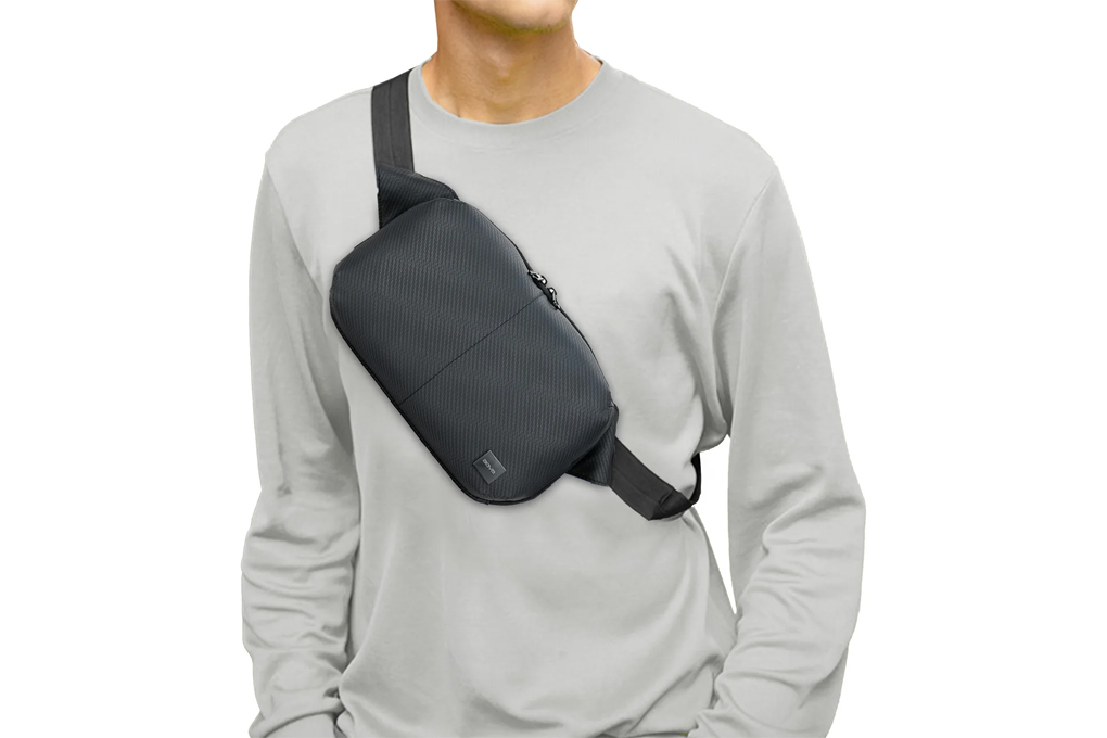 Balo Đeo Chéo AGVA Essential Travel Sling Bag 8 inch - Đen hình sản phẩm 6