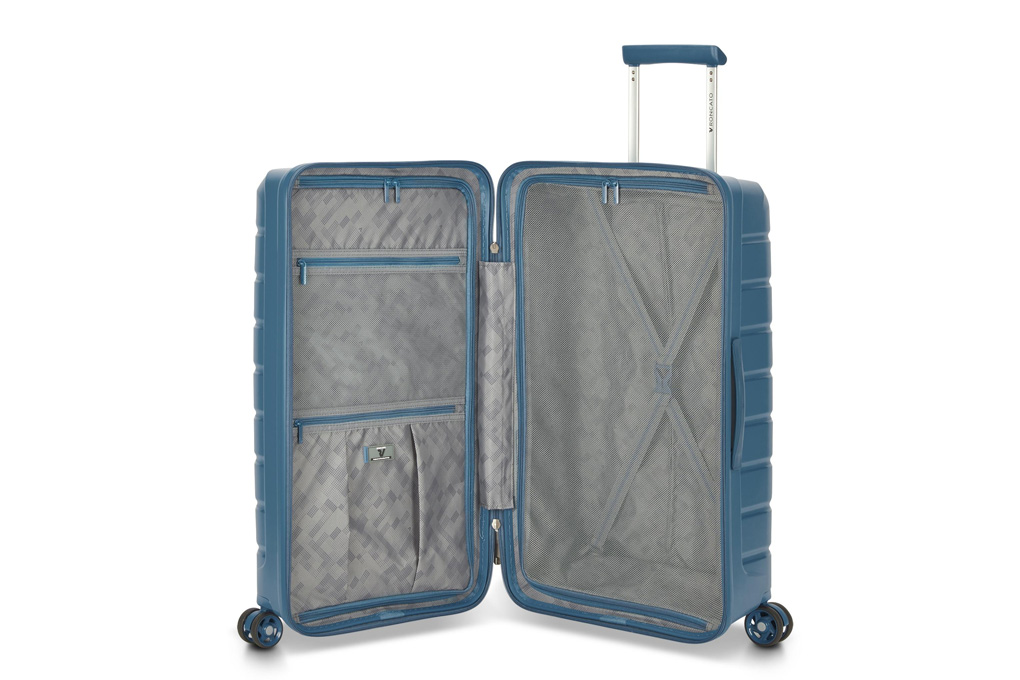 Vali Roncato B-Flying Trunk size M (26 inch) - Denim hình sản phẩm 4