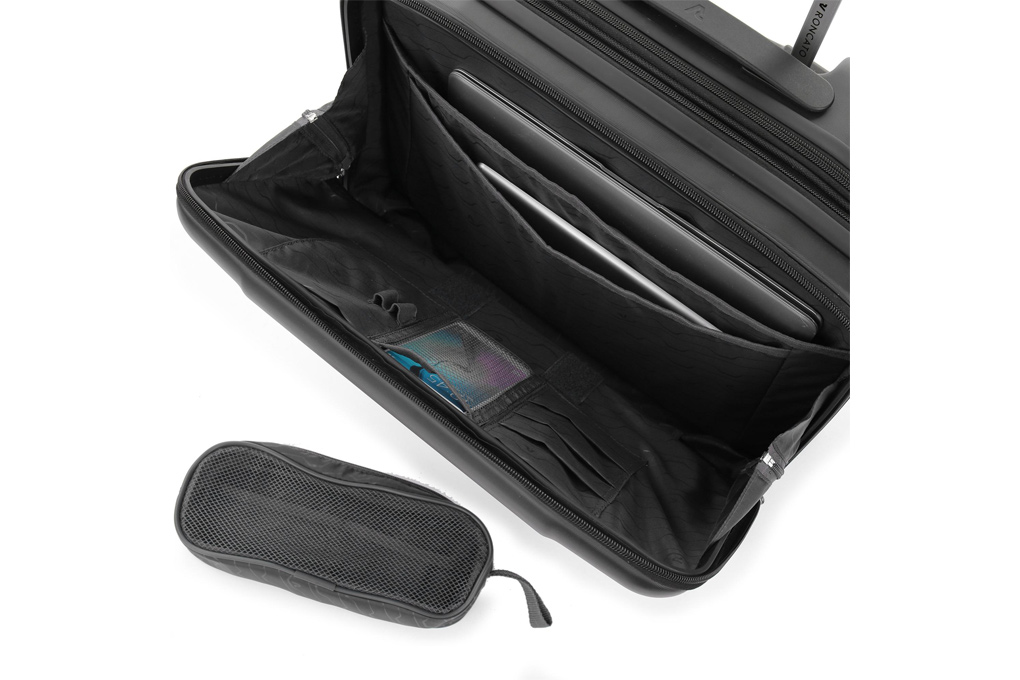 Vali Roncato Biz 4.0 (17 inch & USB) - Black hình sản phẩm 10