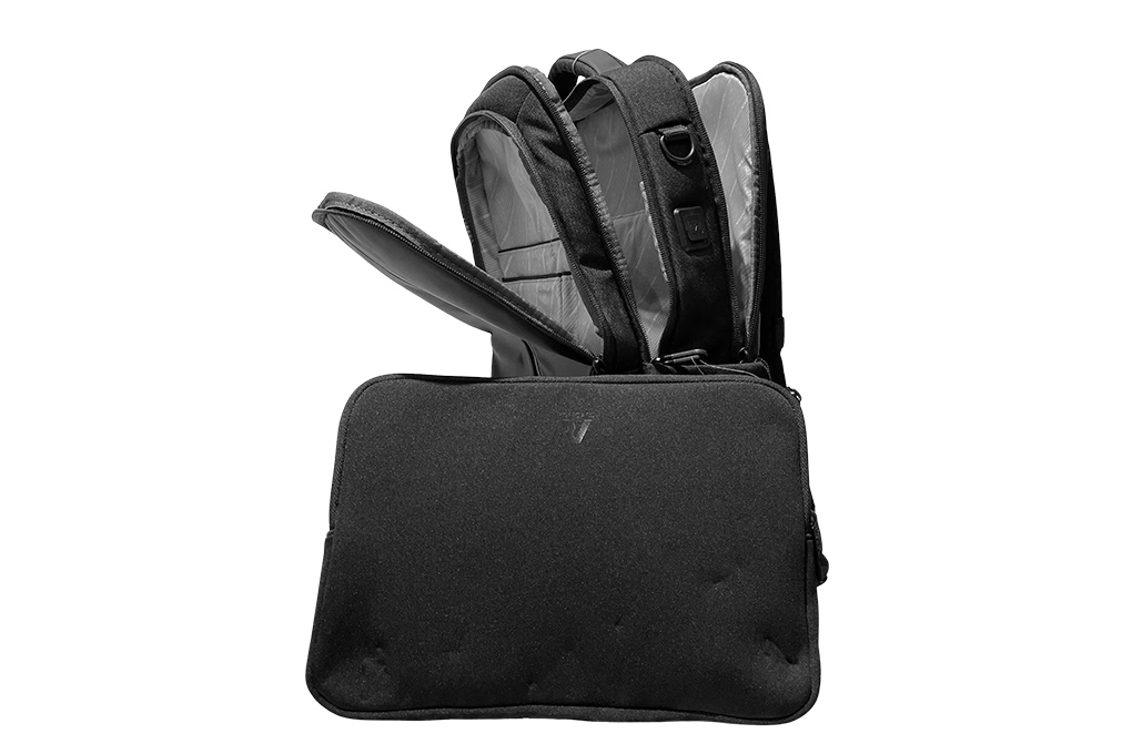 Balo Roncato Clayton (PC 15.6 + Tablet 10.5) - Nero/Rosso hình sản phẩm 7