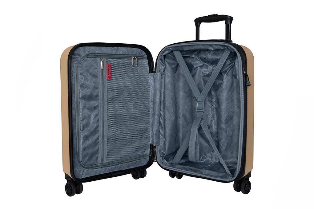 Vali American Explorer Treasure Trove Size S (20 inch) - Beige hình sản phẩm 4