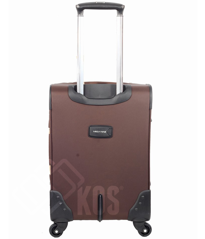 Vali Megamine sọc nâu 6 tấc hình sản phẩm 4