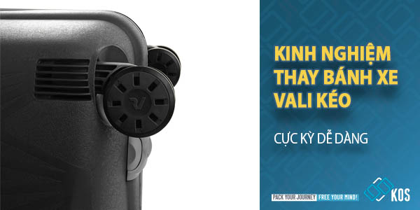 Thay bánh xe vali kéo NHANH nơi thay bánh xe vali UY TÍN
