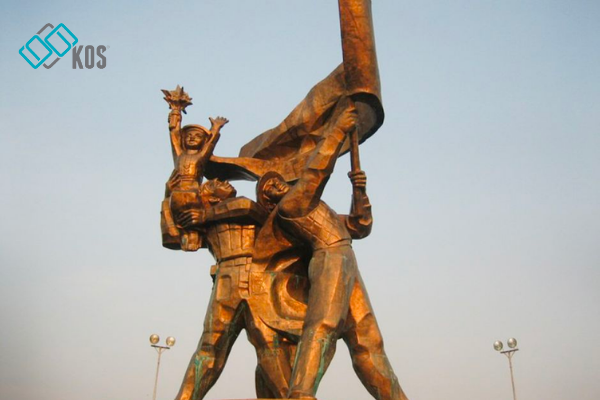 Di tích tượng đài chiến thắng ở Điện Biên