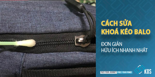 Cách sửa khoá kéo balo ĐƠN GIẢN hữu ích nhanh nhất