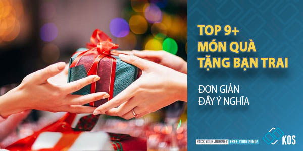 Top 9+  món quà tặng bạn trai ĐƠN GIẢN đầy ý nghĩa