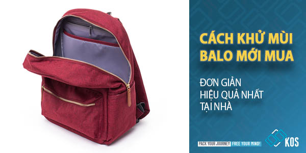 Cách khử mùi balo mới mua ĐƠN GIẢN hiệu quả nhất tại nhà