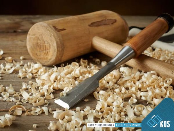 Khử mùi túi da bằng mùn cưa, gỗ bào Khử mùi túi da bằng mùn cưa, gỗ bào