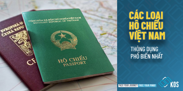 Các loại hộ chiếu Việt Nam THÔNG DỤNG phổ biến nhất