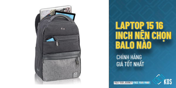 Balo laptop 16 inch CHUYÊN DỤNG bảo vệ tối đa máy tính của bạn