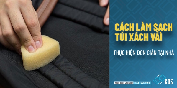 Cách làm sạch túi  vải HIỆU QUẢ tại nhà chỉ trong 5 phút