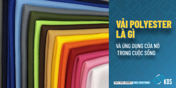 Vải Polyester là gì Bật mí Ưu và nhược điểm về vải Polyester