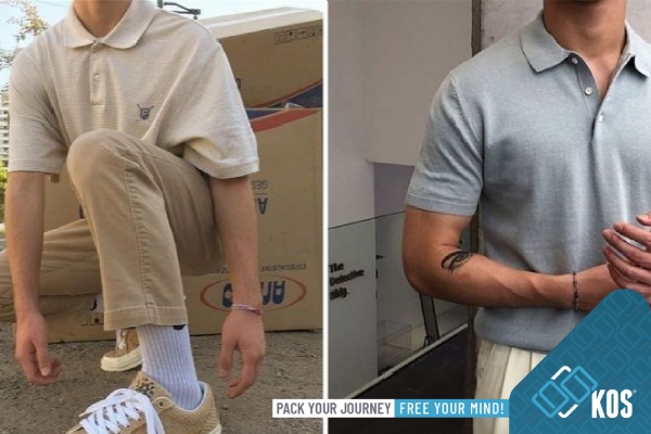 Áo polo và quần baggy Áo polo và quần baggy